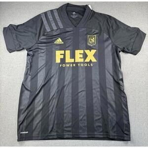 LAFC Adidas Jersey XL Moon-Hwan #33 Black Gold MLS FLEX Sponsor NWT